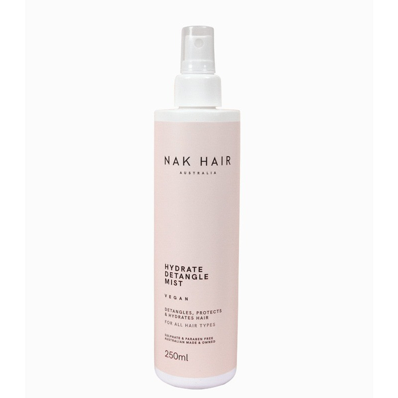 NAK Hydrate Detangling Mist 250ml - Kentro Beauty Supplies Ireland