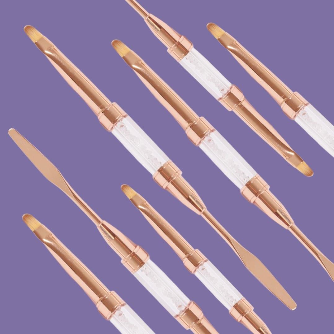 Mack’s Gel Brush with Spatula #6 - Kentro Beauty Supplies Ireland