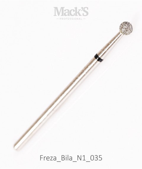 Mack’s Diamond Drill Bit Ball Back - N1/035 - Kentro Beauty Supplies Ireland