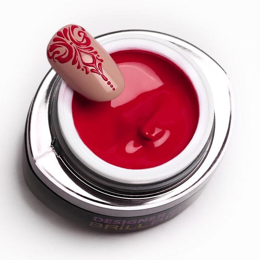 BrillBird Designer Gel - Red - Kentro Beauty Supplies Ireland