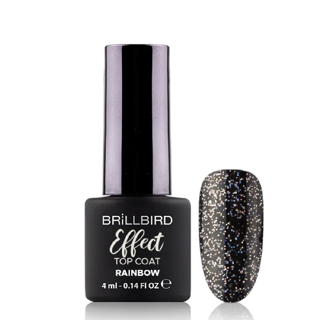 Brillbird Effect Top Coat - Rainbow - Kentro Beauty Supplies Ireland