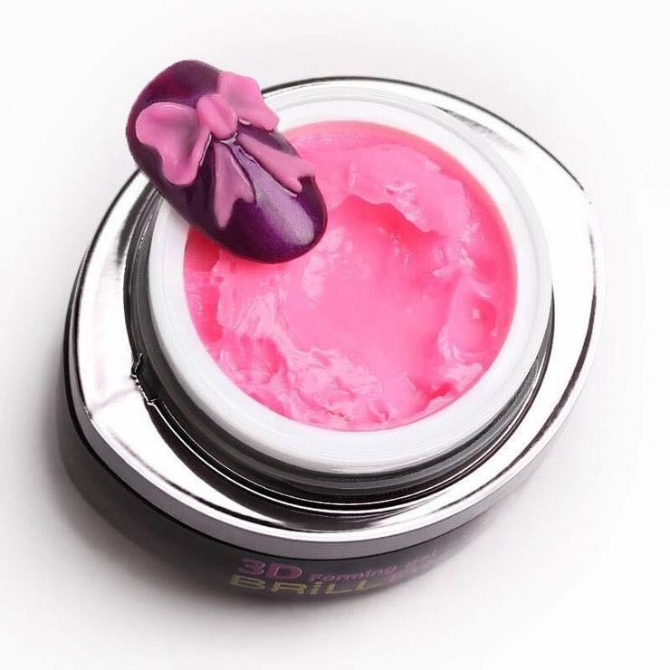 BrillBird 3D Forming Gel - Pink - Kentro Beauty Supplies Ireland