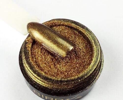 BrillBird Chrome Powder - Gold - Kentro Beauty Supplies Ireland
