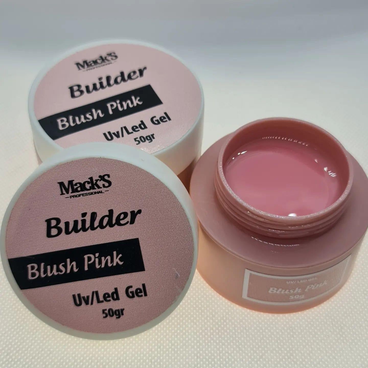 Mack’s Hard Builder Gel - Blush Pink - Kentro Beauty Supplies Ireland