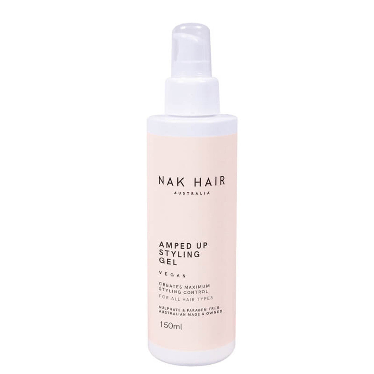 NAK Amped Up Styling Gel 150ml - Kentro Beauty Supplies Ireland