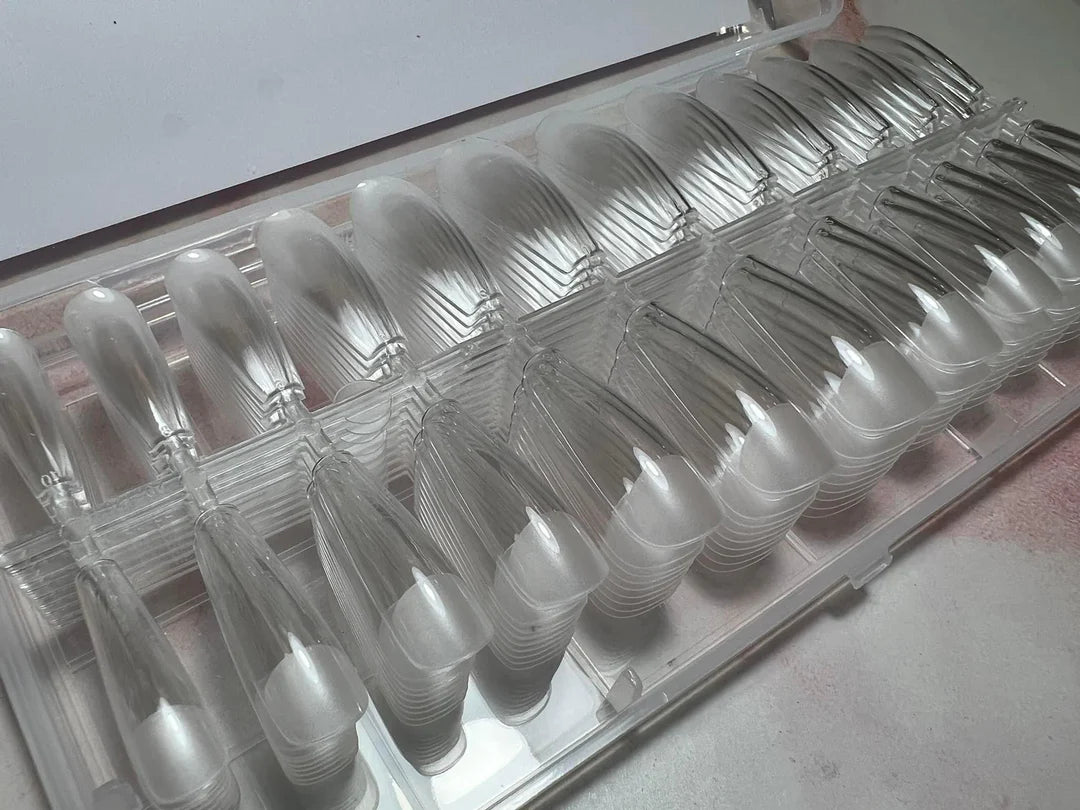 Brillbird Gel Tips - Long Coffin - Kentro Beauty Supplies Ireland