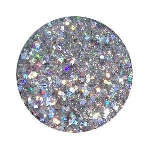 BrillBird Dual Holo Glitters H06 Silver - Kentro Beauty Supplies Ireland