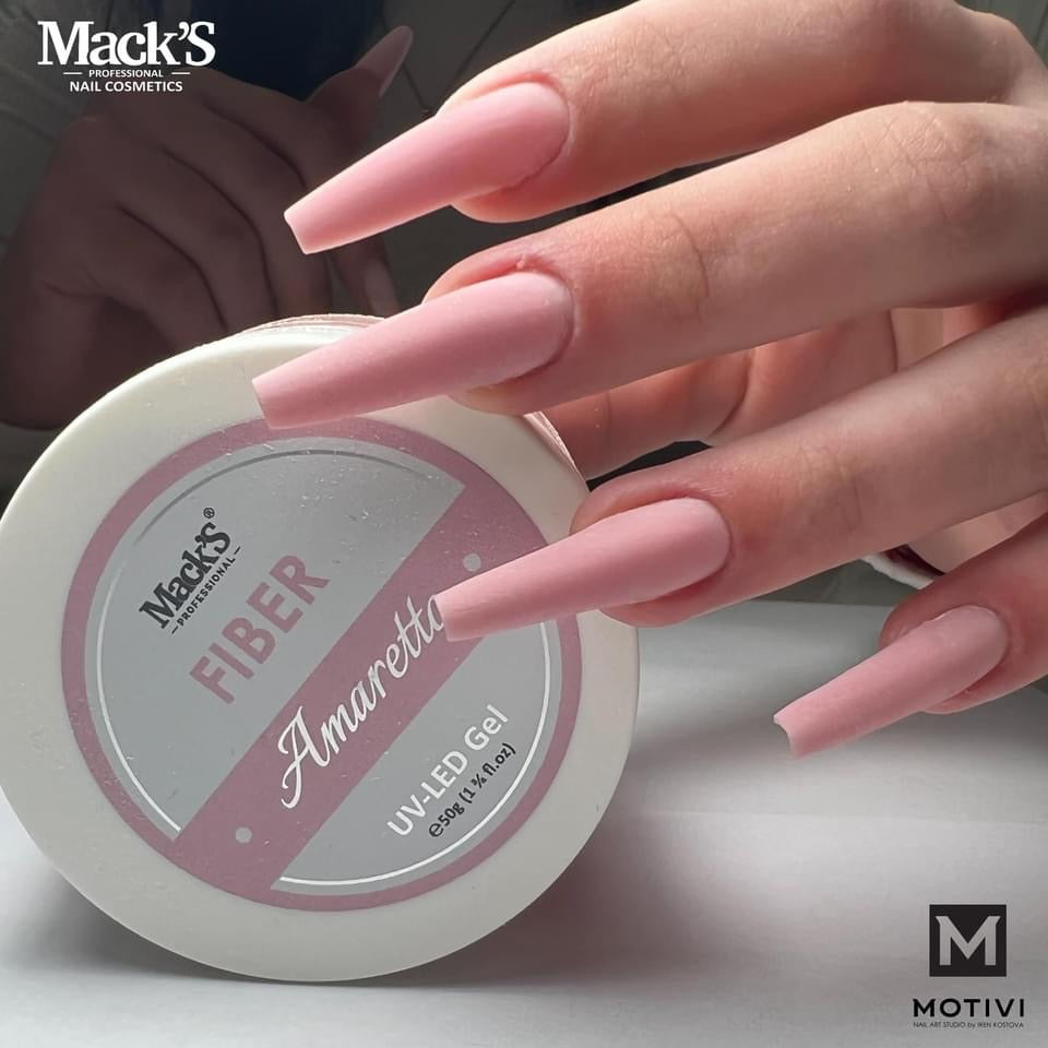 Mack’s Fiber Builder Gel - Amaretto - Kentro Beauty Supplies Ireland