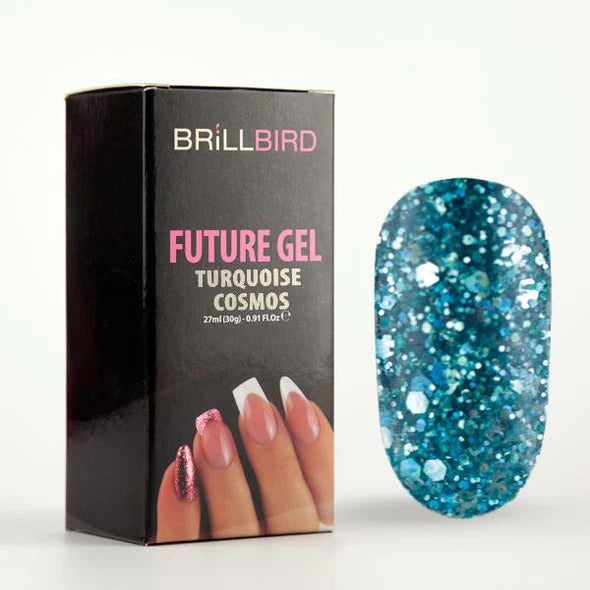 Brillbird Future Gel - Turquoise Cosmos - Kentro Beauty Supplies Ireland