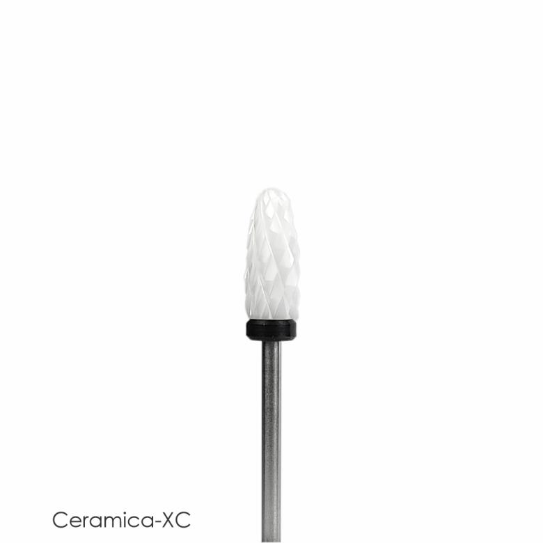 Mack’s White Ceramic Drill Bit - Flame-XC - Kentro Beauty Supplies Ireland