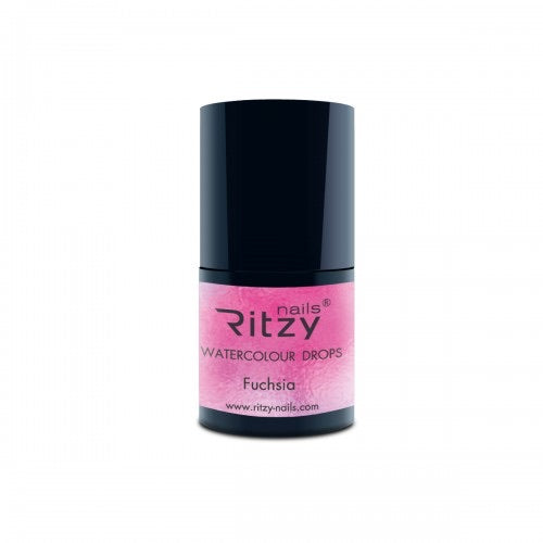 Ritzy "Watercolour Ink Drops" Fuchsia 10ml - Kentro Beauty Supplies Ireland