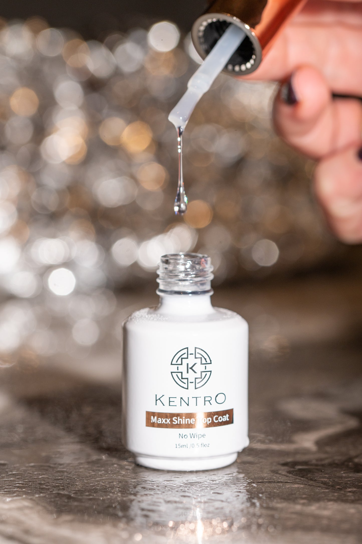 Kentro Maxx Shine Top Coat 15ml - Kentro Beauty Supplies Ireland