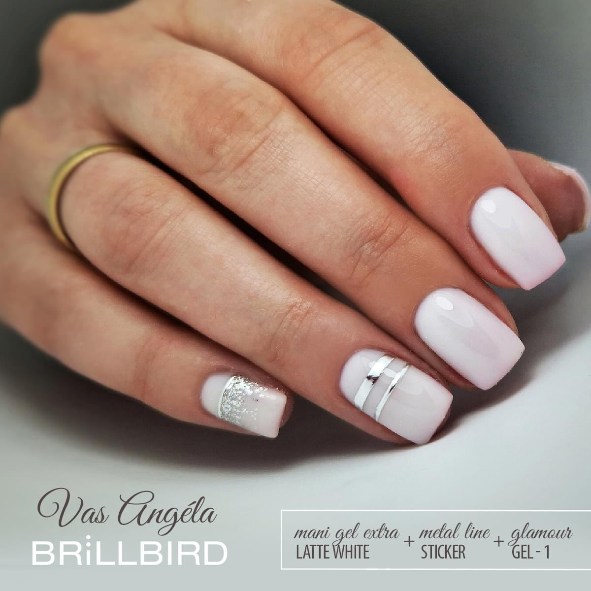 BB Mani Extra Gel in a Bottle - Latte White - Kentro Beauty Supplies Ireland