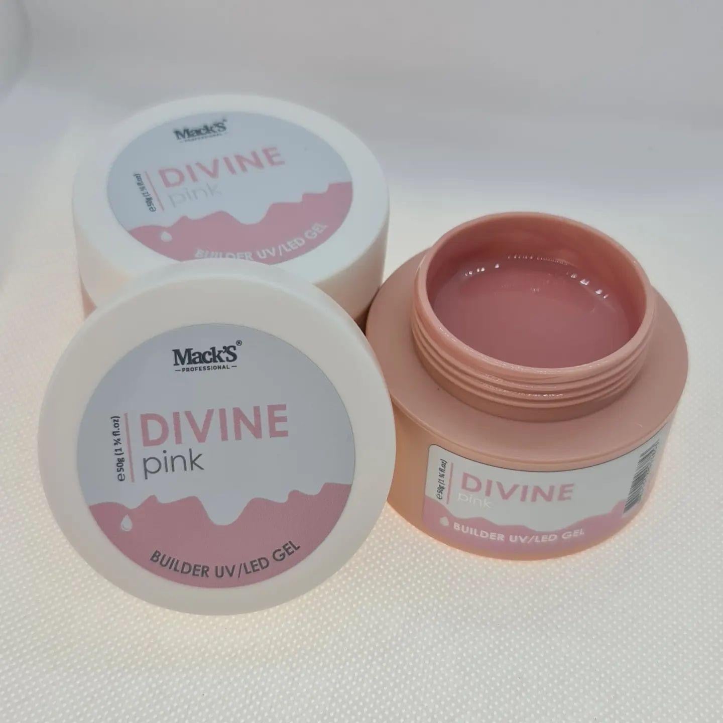 Mack’s Hard Builder Gel - Divine Pink - Kentro Beauty Supplies Ireland