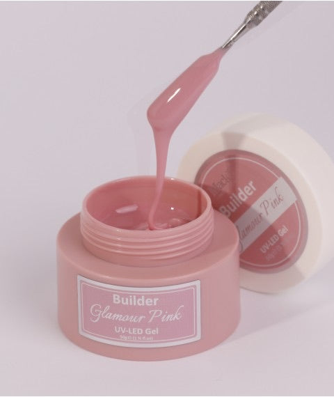 Mack’s Hard Builder Gel - Glamour Pink - Kentro Beauty Supplies Ireland