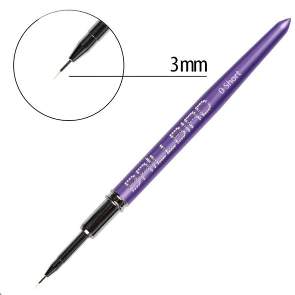 BrillBird 0 Gel Brush - Short - Kentro Beauty Supplies Ireland