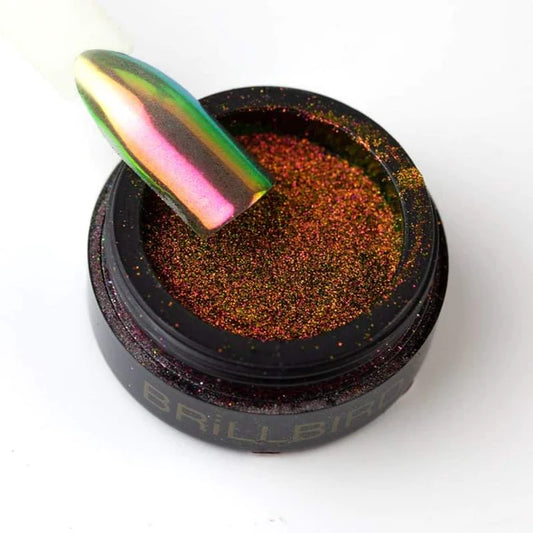 Brillbird Chrome Powder - Scarabeus Green - Kentro Beauty Supplies Ireland