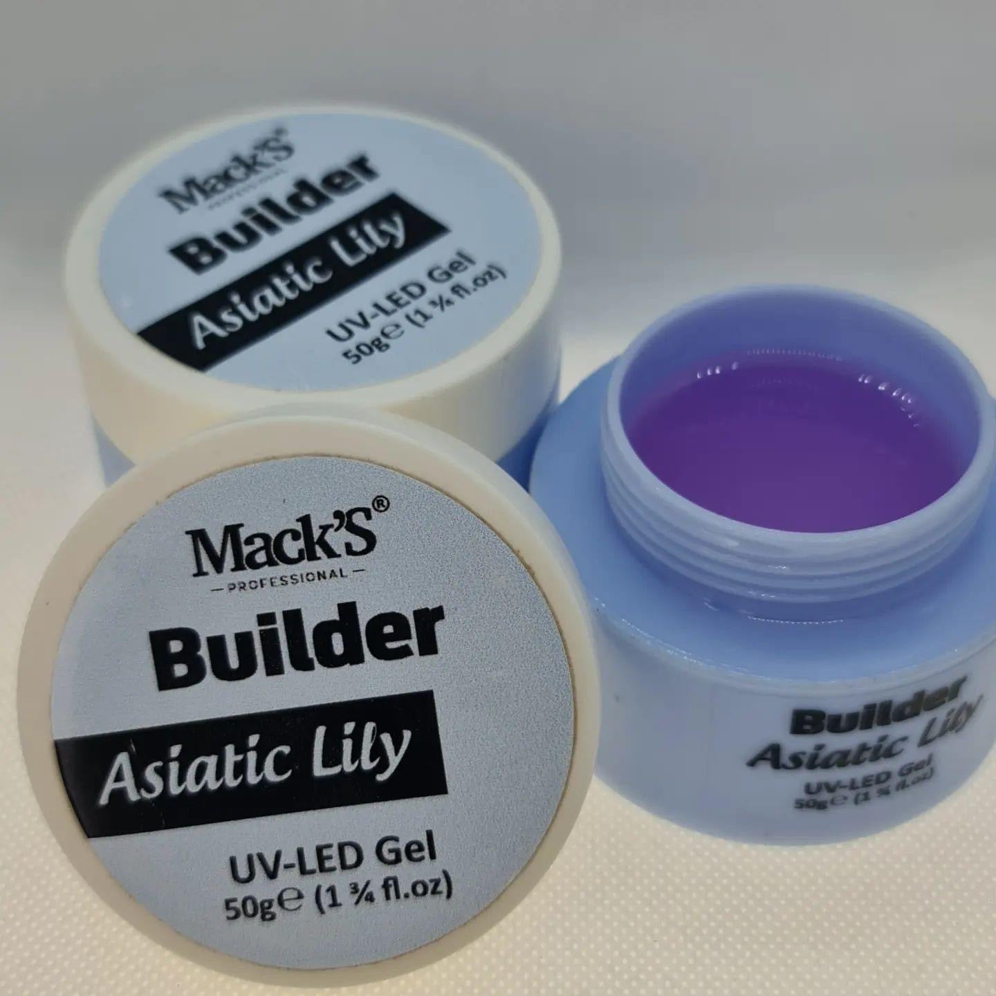 Mack’s Hard Builder Gel - Asiatic Lily - Kentro Beauty Supplies Ireland