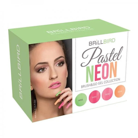 Brillbird Brush&Go Colour Kit - Pastel Neon - Kentro Beauty Supplies Ireland