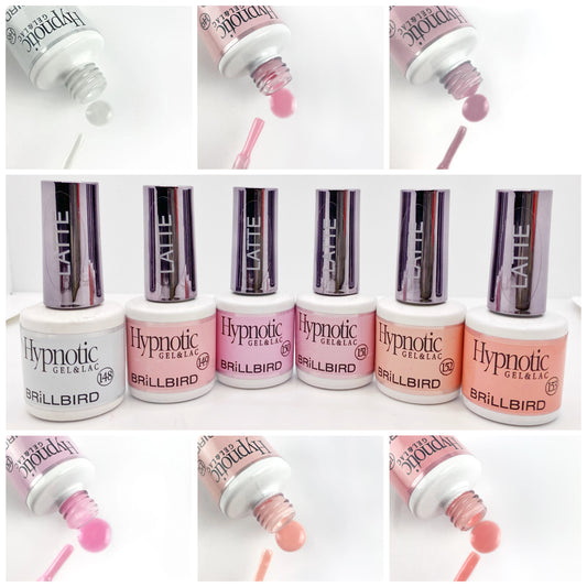 Brillbird Hypnotic Gel&Lac - Latte Collection - Kentro Beauty Supplies Ireland