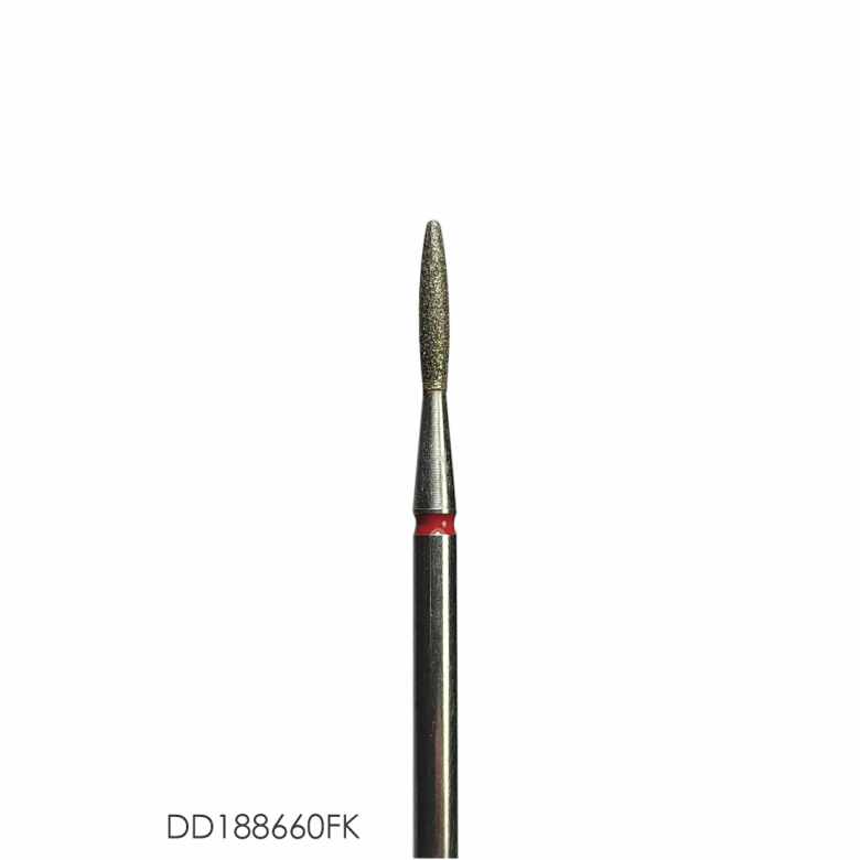 Mack’s Diamond Drill Bit FLAME Red - DD188660FK - Kentro Beauty Supplies Ireland