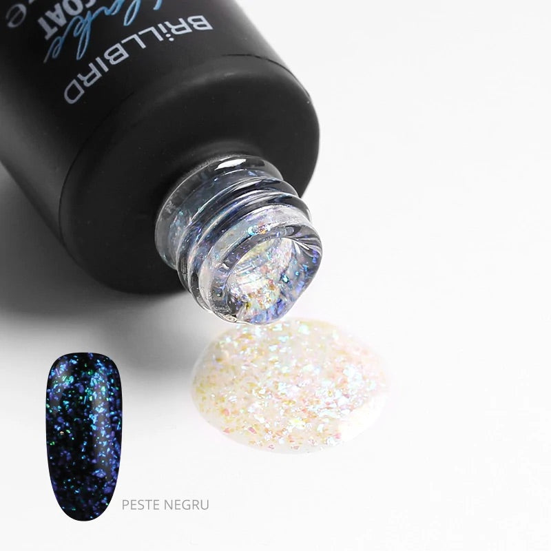 BrillBird Flake Top Gel 1 Blue - Kentro Beauty Supplies Ireland