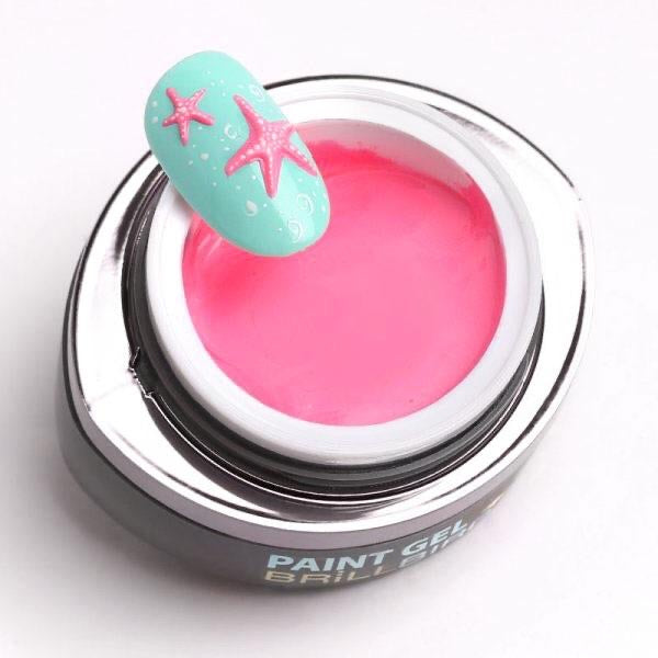 BrillBird Contour Paint Gel - Pink - Kentro Beauty Supplies Ireland
