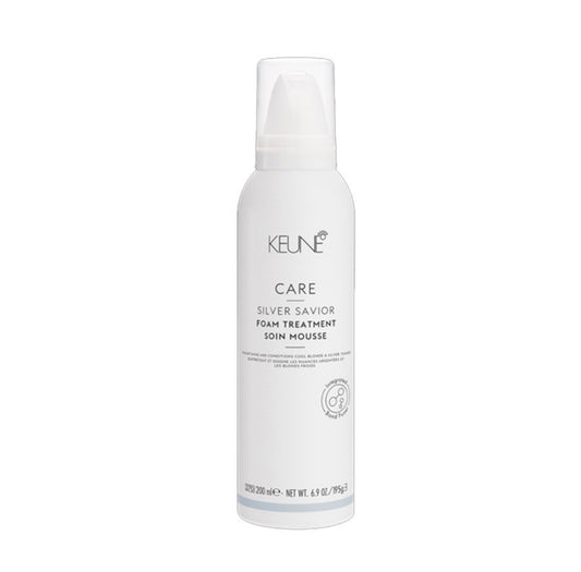 KEUNE CARE SILVER SAVIOR FOAM TREATMENT 200ml - Kentro Beauty Supplies Ireland