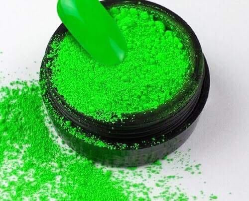 BrillBird Neon Pigment Powder - Green - Kentro Beauty Supplies Ireland