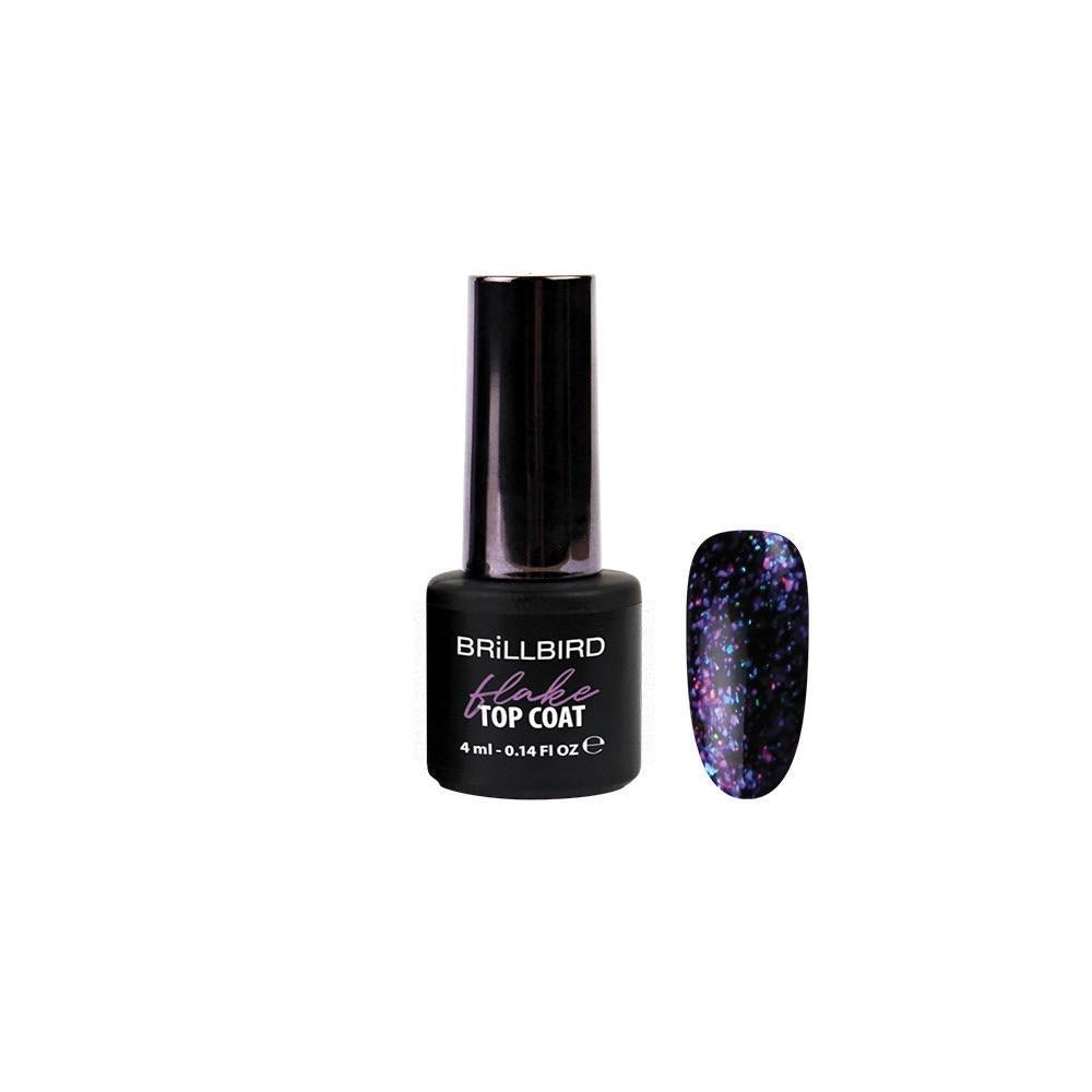 BrillBird Flake Top Gel 3 Purple - Kentro Beauty Supplies Ireland