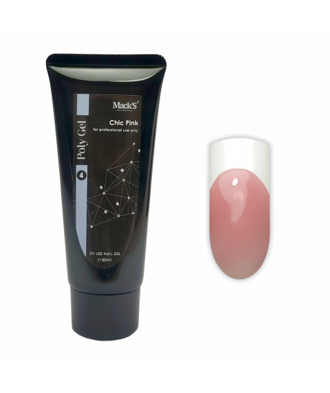 Mack’s Chic Pink PolyGel - Kentro Beauty Supplies Ireland