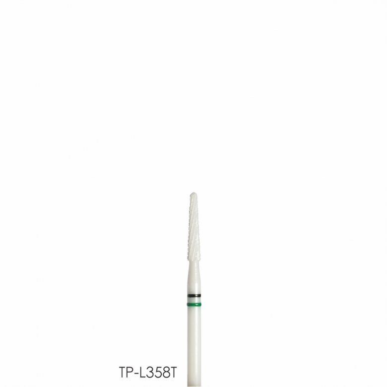 Mack’s White Ceramic Drill Bit - TP-L358T - Kentro Beauty Supplies Ireland