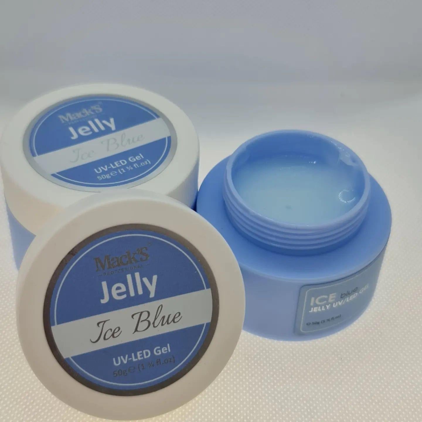 Mack’s Builder Jelly Gel - Ice Blue - Kentro Beauty Supplies Ireland