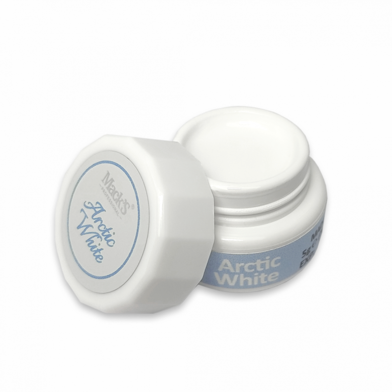 Mack’s Gel Paint - Arctic White 5ml - Kentro Beauty Supplies Ireland