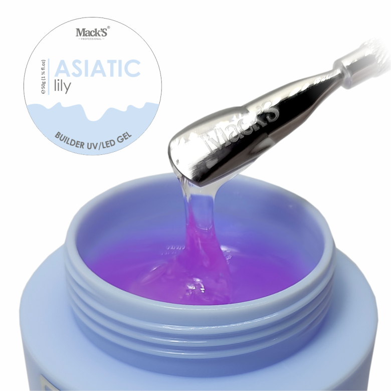 Mack’s Hard Builder Gel - Asiatic Lily - Kentro Beauty Supplies Ireland