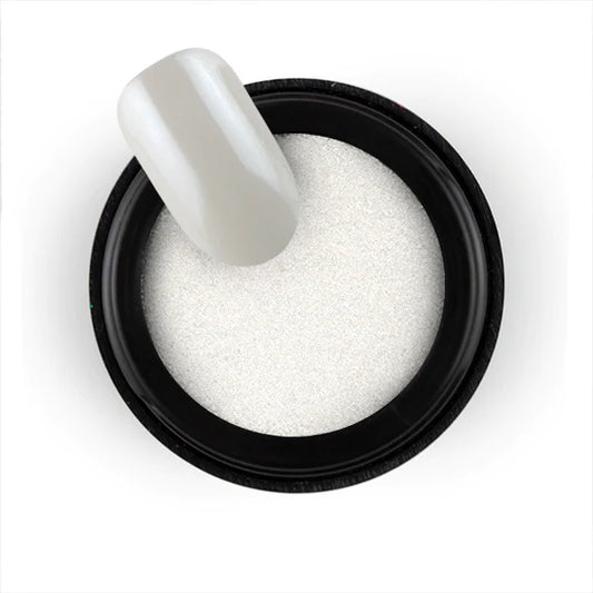 Brillbird Chrome Powder - White Shine - Kentro Beauty Supplies Ireland