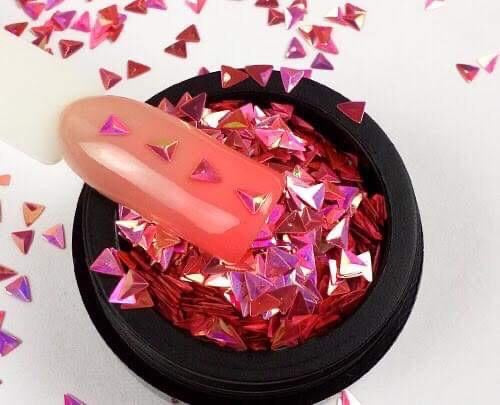BrillBird 3D Triangles - Peach - Kentro Beauty Supplies Ireland