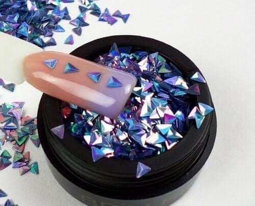 BrillBird 3D Triangles - Turquoise - Kentro Beauty Supplies Ireland
