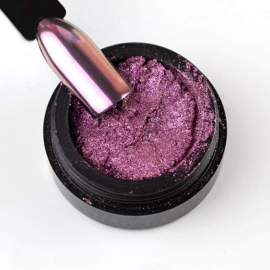 Brillbird Chrome Powder - Metal Pink - Kentro Beauty Supplies Ireland