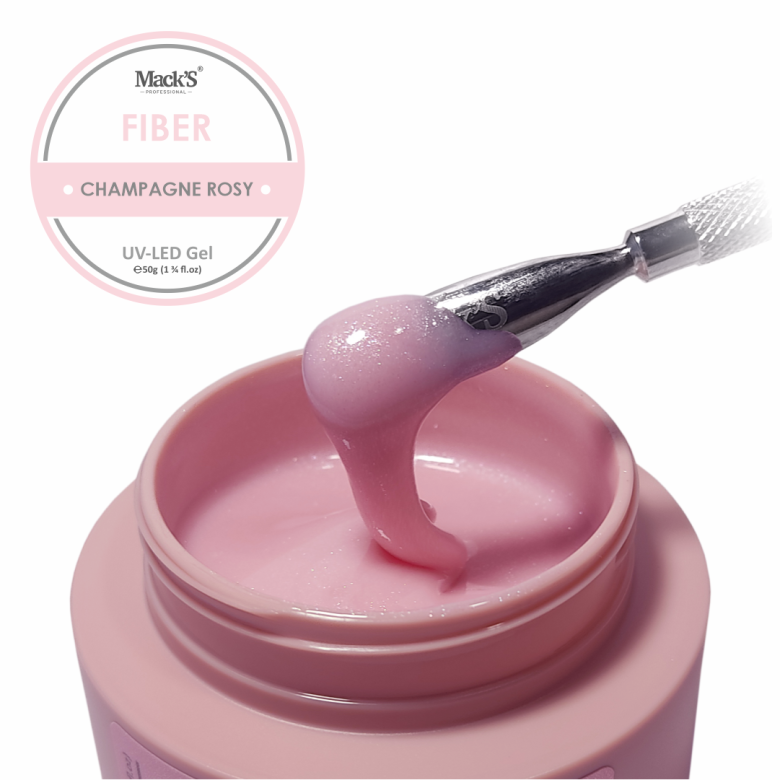 Mack’s Fiber Builder Gel - Champagne Rosy - Kentro Beauty Supplies Ireland