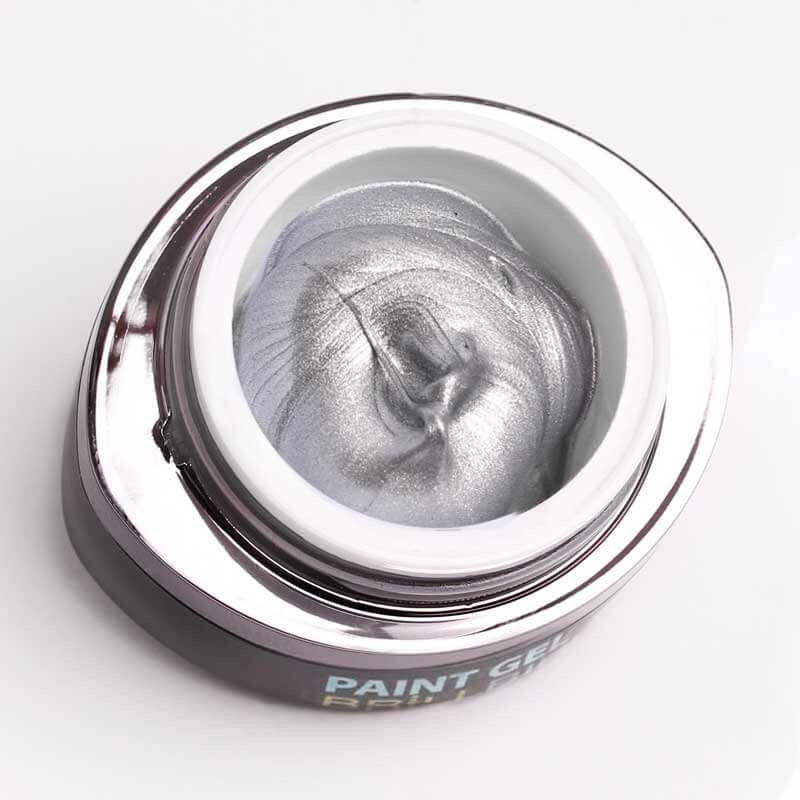 BrillBird Contour Paint Gel - Silver - Kentro Beauty Supplies Ireland