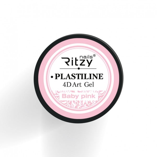Ritzy PlastiLine 4D Art Gel - Baby Pink - Kentro Beauty Supplies Ireland