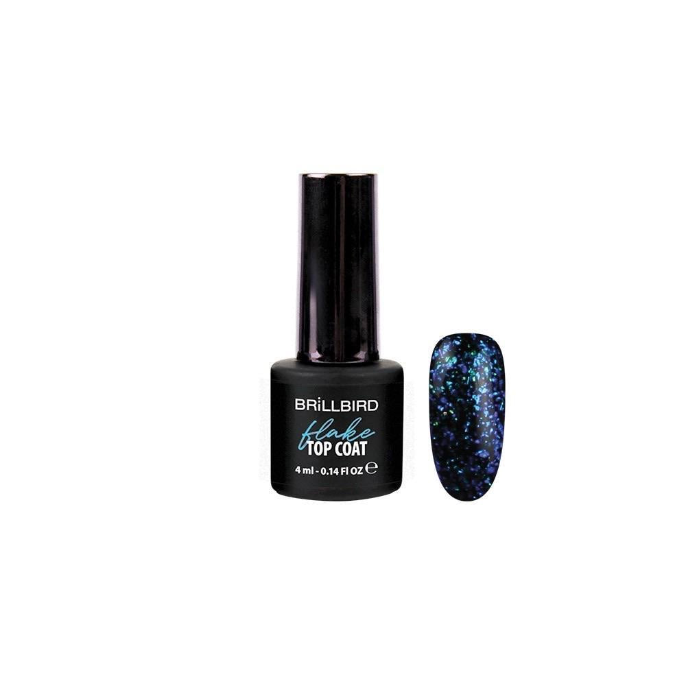 BrillBird Flake Top Gel 1 Blue - Kentro Beauty Supplies Ireland