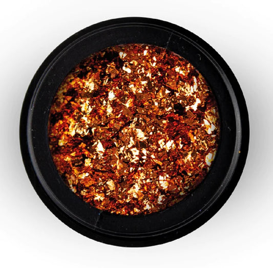 Brillbird Chrome Flakes - Bronze - Kentro Beauty Supplies Ireland
