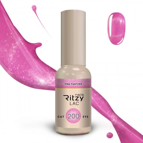 Ritzy lac CRYSTAL Cat Eye PINK PANTHER 200 - Kentro Beauty Supplies Ireland
