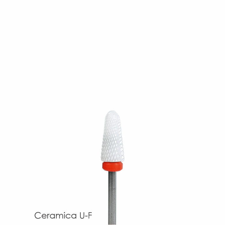 Mack’s White Ceramic Drill Bit - Umbrella-F - Kentro Beauty Supplies Ireland