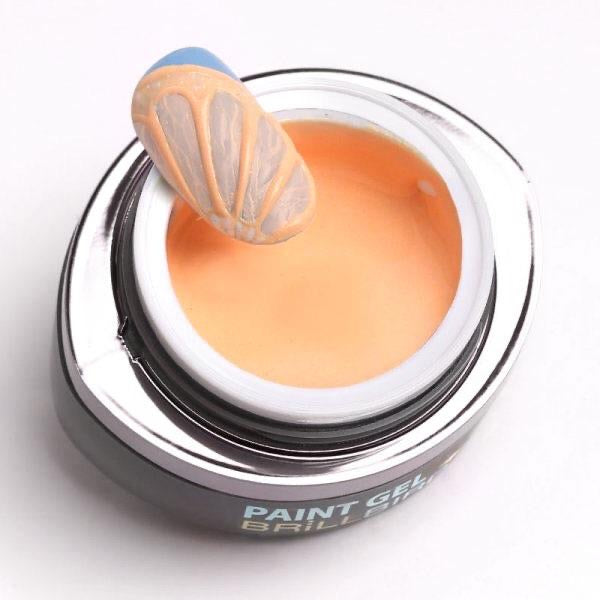BrillBird Contour Paint Gel - Peach - Kentro Beauty Supplies Ireland