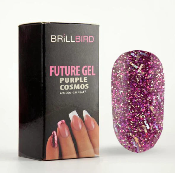 Brillbird Future Gel - Purple Cosmos - Kentro Beauty Supplies Ireland