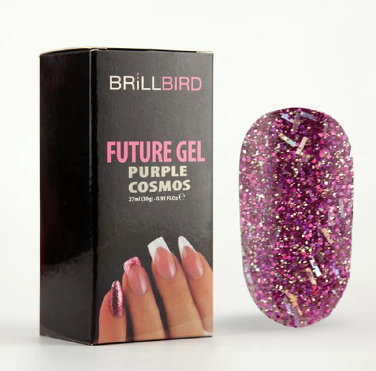 Brillbird Future Gel - Purple Cosmos - Kentro Beauty Supplies Ireland
