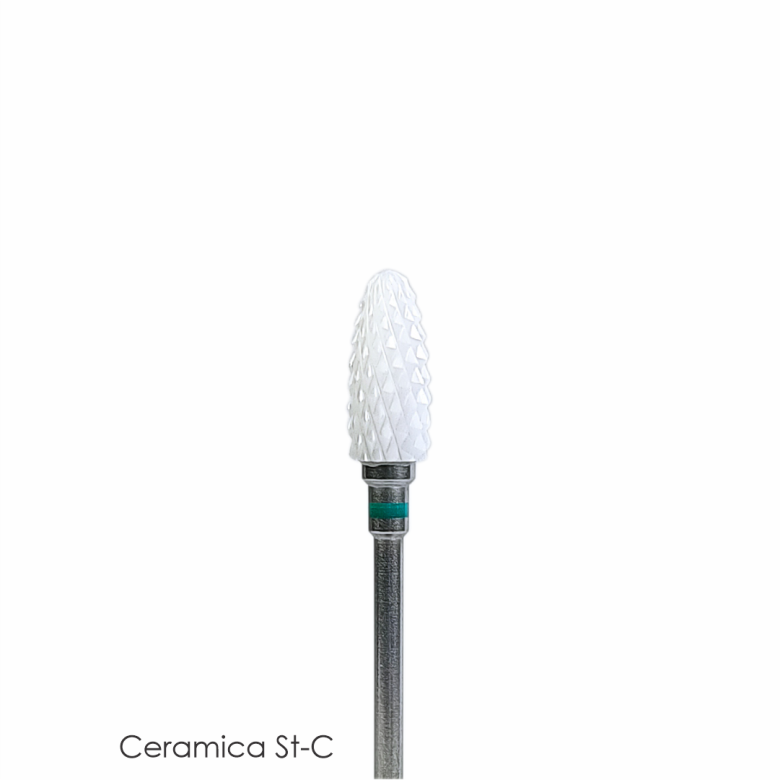 Mack’s White Ceramic Drill Bit - St-C - Kentro Beauty Supplies Ireland